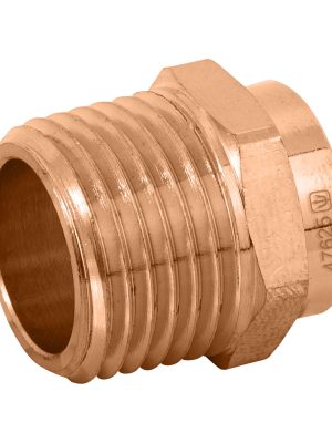 CC-611B.jpg 47625 - Conector de cobre de rosca exterior 1/2', Foset Basic