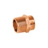 49654 - Conector de cobre, rosca exterior 3/4', Foset