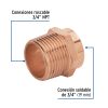 CC-612BFC1.jpg 47626 - Conector de cobre de rosca exterior 3/4', Foset Basic