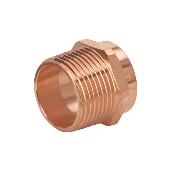 47627 - Conector de cobre de rosca exterior 1', Foset Basic