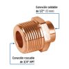 48879 - Conector reducido macho 3/4 x 1/2', Foset
