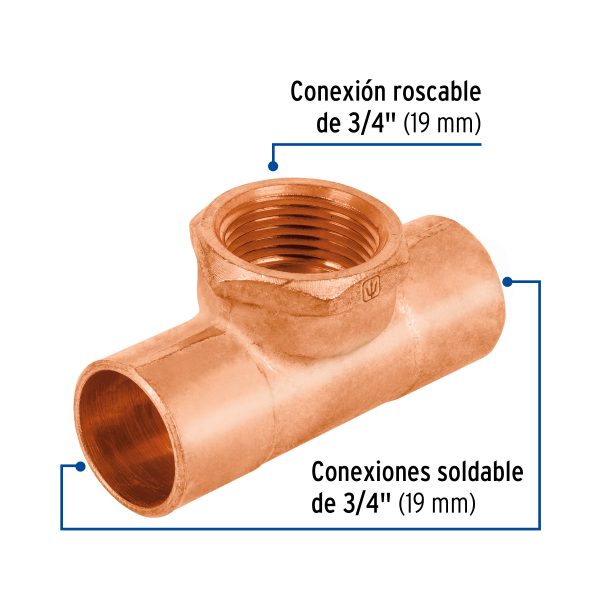 CC-702FC1.jpg 48886 - Tee de cobre rosca interior central 3/4', FOSET