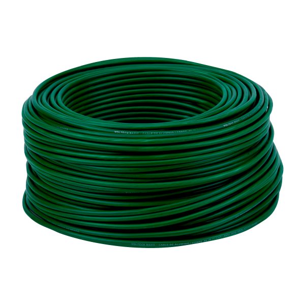 40211 - Rollo de 100 metros de cable THW CCA 10 AWG verde, Basic
