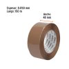 12556 - Cinta de empaque 48 mm x 150 m canela, Truper
