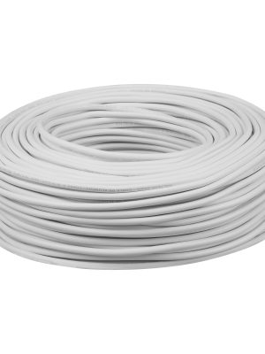 40204 - Rollo de 100 metros de cable THW CCA 8 AWG blanco, Basic