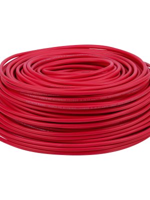 CCA-8R.jpg 40206 - Rollo de 100 metros de cable THW CCA 8 AWG rojo, Basic