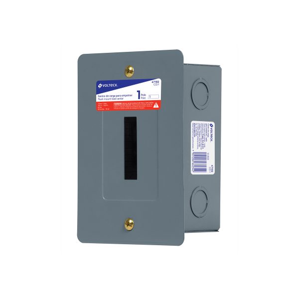 47192 - Centro de carga empotrable, 1 polo, Volteck