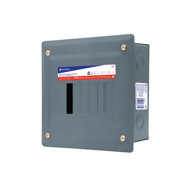 47331 - Centro de carga empotrable, 6 polos, Volteck