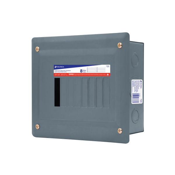 47333 - Centro de carga empotrable, 8 polos, Volteck