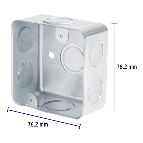 49071 - Caja cuadrada 3' x 3' reforzada, Volteck