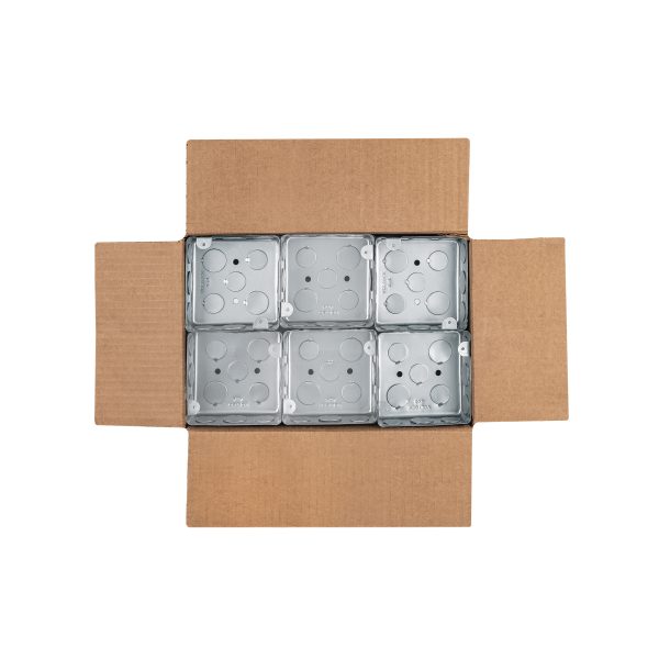 45007 - Caja cuadrada 4' x 4' económica, Volteck