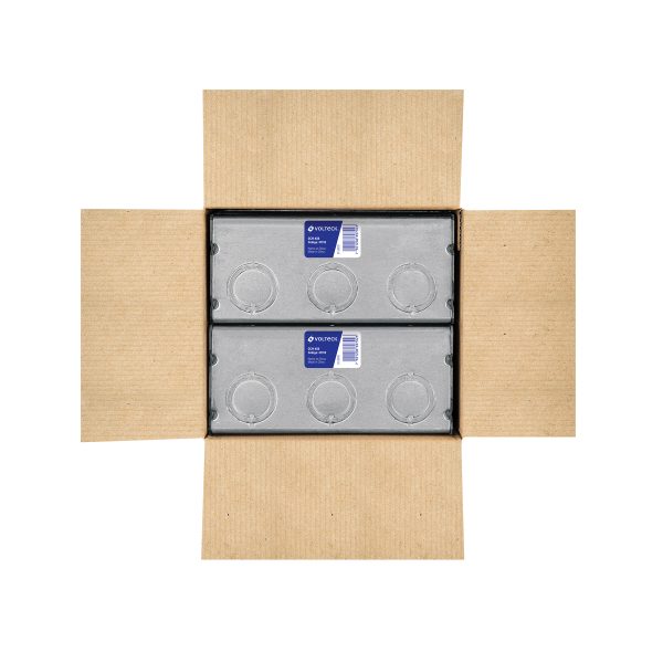 47312 - Caja triple 4' x 6' reforzada, Volteck