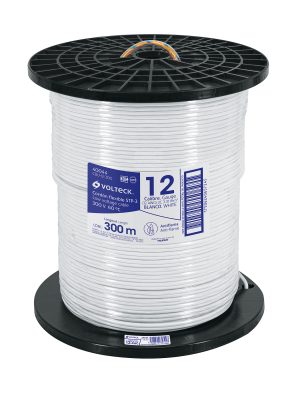 CDU-12-300.jpg 40044 - Metro de cordón dúplex flexible SPT 12 AWG en carrete 300 m