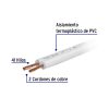 46067 - Rollo de 100 m de cordón dúplex flexible SPT 14 AWG, Volteck