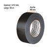 103063 - Cinta negra para ducto 50m x 48mm, espesor 0.19mm, Truper