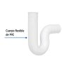 49945 - Céspol flexible 1-1/4' de PVC, para lavabo, Foset