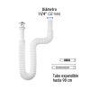 CE-245FC2.jpg 45318 - Céspol flexible para lavabo, 90 cm, arillo metálico, Foset