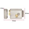 47977 - Cerradura electromecánica con botón, izquierda, HERMEX
