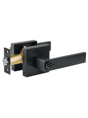 CEMA-26R.jpg 45335 - Cerradura manija 'Módena' p/recámara, negro, cil latón