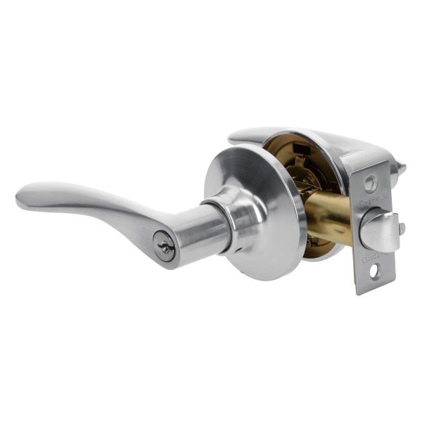 20036 - Cerradura manija 'Milán' recámara cromo mate, cil metal