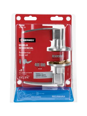 CEMA-3RE1.jpg 43654 - Cerradura manija 'Turín' p/recámara cromo mate, cil latón