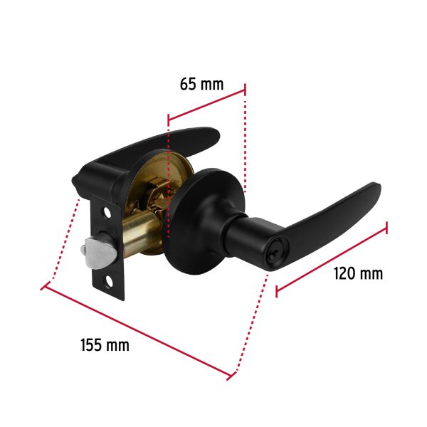 CEMA-6RFC2.jpg 49852 - Cerradura manija 'Turín' p/recámara, negro, cilindro latón