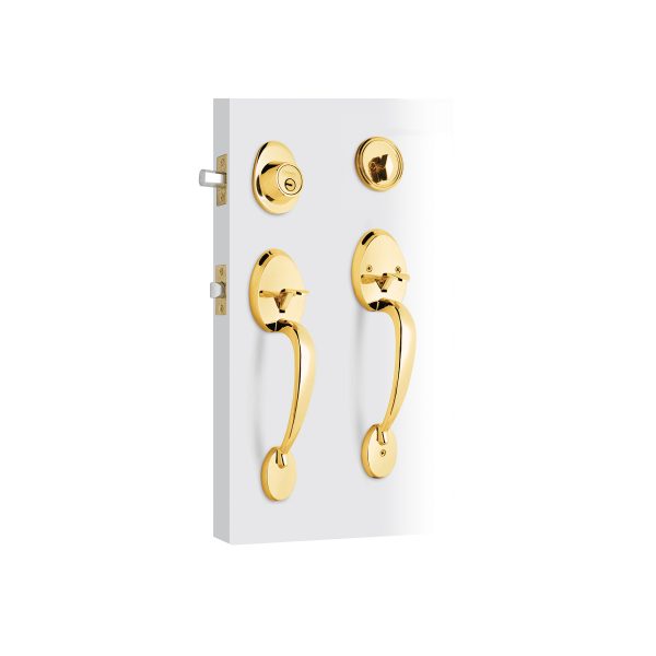 43026 - Doble jaladera y perilla, Lugo mariposa, LB, HERMEX