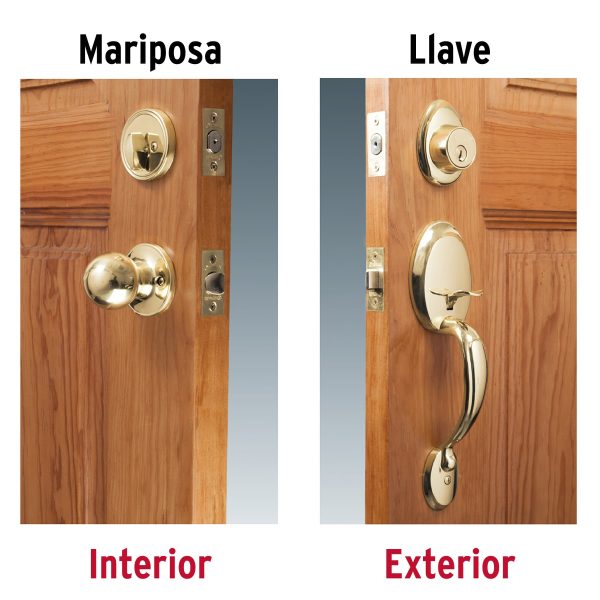 23671 - Jaladera y perilla, Berna llave-mariposa ,LB, BASIC