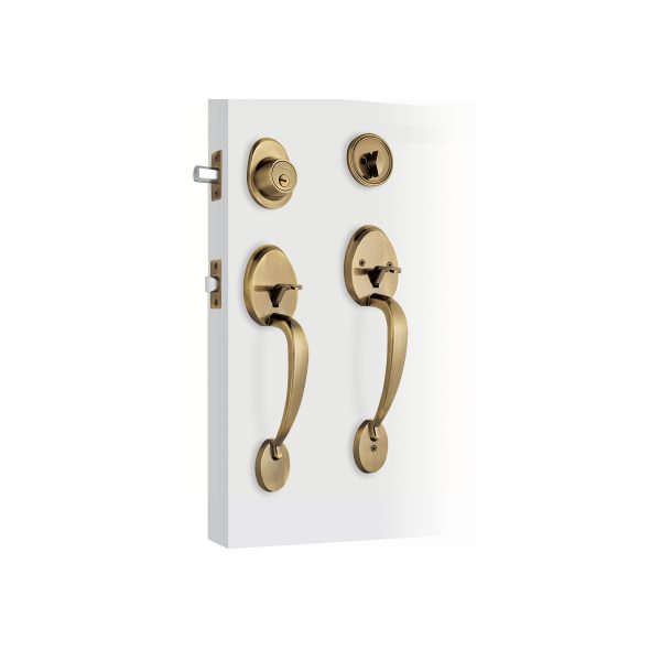 43027 - Doble jaladera y perilla, Lugo mariposa, LA, HERMEX