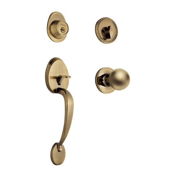 43023 - Jaladera y perilla, Lugo llave-mariposa, LA, HERMEX