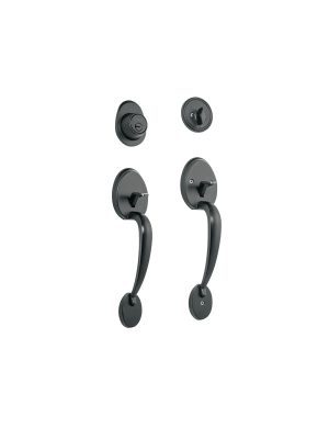 CEP-61JJ.jpg 48438 - Doble jaladera y perilla, Lugo mariposa, negro, HERMEX