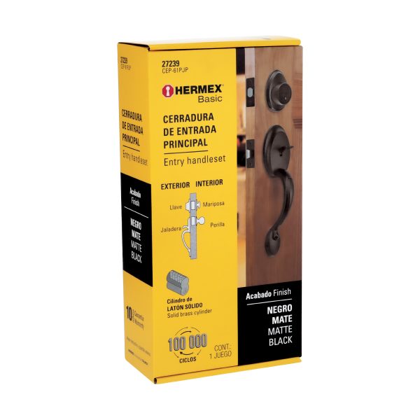 CEP-61PJPE1.jpg 27239 - Jaladera y perilla, Berna llave-mariposa, negro, BASIC