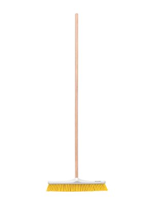 57037 - Cepillo industrial cerda suave de 56 cm, bastón de madera