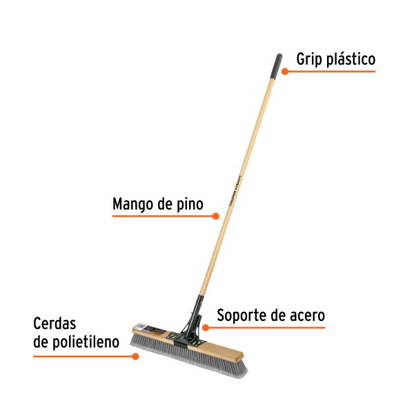 103755 - Cepillo cerda PE, 60cm, p/superficies lisas, EXPERT