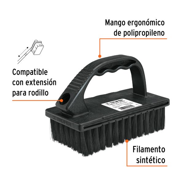 14496 - Cepillo para pintor, multiusos con cerdas sintéticas, TRUPER