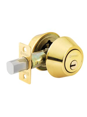 CERO-12.jpg 43592 - Cerrojo llave-llave latón brillante, llave de puntos, HERMEX