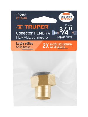 CF-3-4BE1.jpg 12286 - Conector 3/4' hembra de latón sólido para manguera, Truper