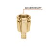 101165 - Conector 3/4' hembra robusto de aluminio, Truper