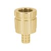 101164 - Conector 5/8' hembra robusto de aluminio, Truper