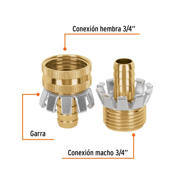 CFM-1-2AGFC1.jpg 102084 - Juego de conectores 1/2' macho/hembra tipo garra de aluminio