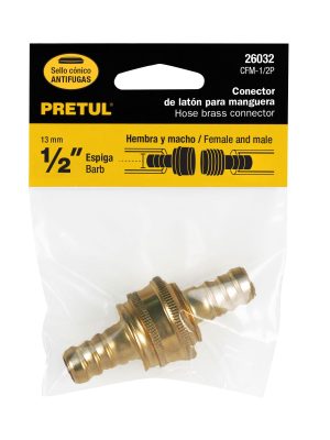 CFM-1-2PE1.jpg 26032 - Juego conectores 1/2' macho/hembra de latón laminado, Pretul