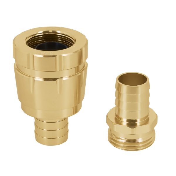 101169 - Juego de conectores 3/4' macho/hembra robustos de aluminio