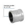 48769 - Cople reforzado de acero galvanizado de 1-1/2', Foset