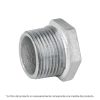 43966 - Reducción bushing acero galvanizado 3/8x1/4', FOSET