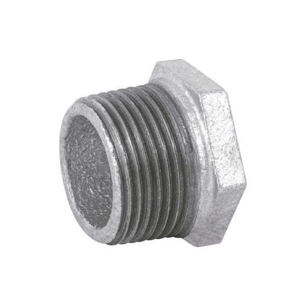 47504 - Reducción bushing acero galvanizado 1'x1/2', Foset