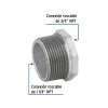 48775 - Reducción bushing acero galvanizado 1-1/4 x 3/4', Foset