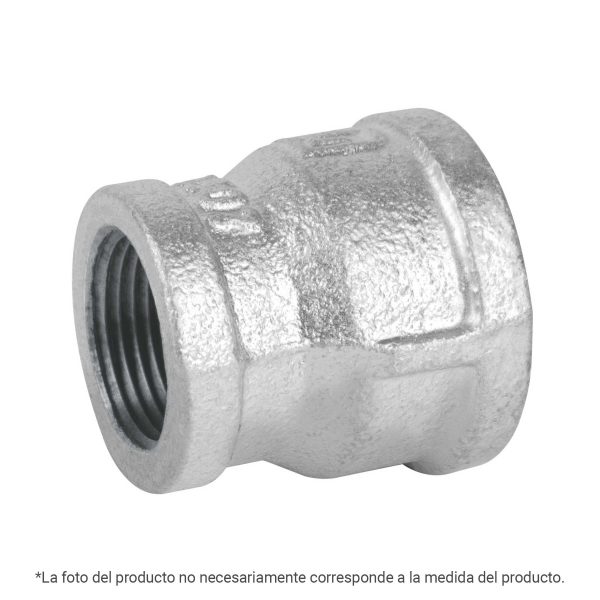 43978 - Reducción campana acero galvanizado 2x1-1/4', FOSET