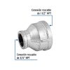 48765 - Reducción campana acero galvanizado 1-1/2' x 3/4', Foset