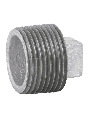 47496 - Tapón macho 1' de acero galvanizado, Foset