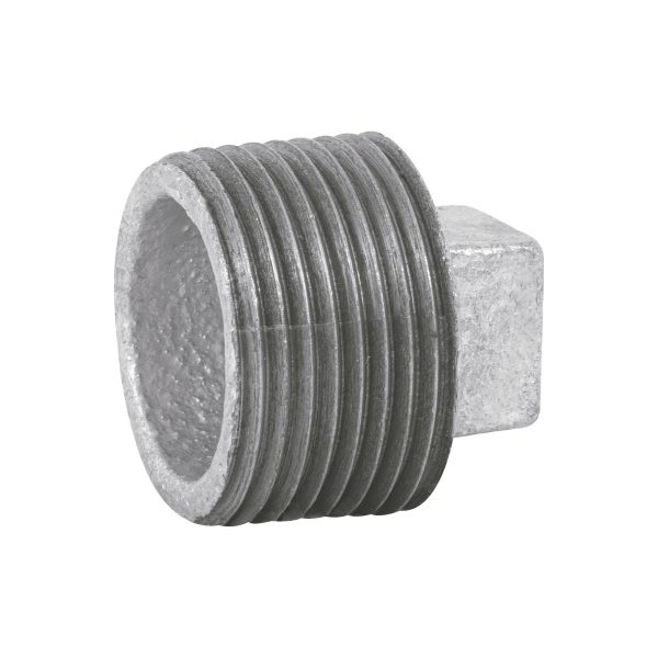 47496 - Tapón macho 1' de acero galvanizado, Foset
